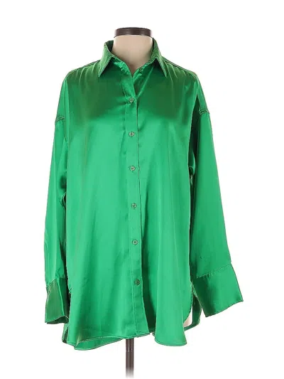 Pre-owned H&m Casual Dress In Green