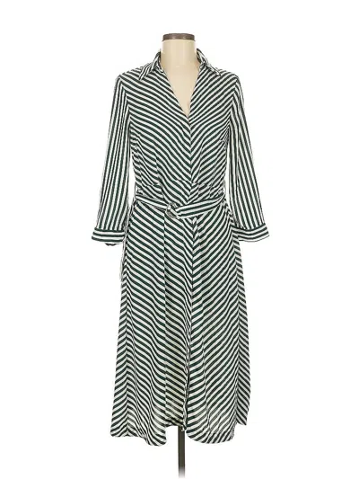 Pre-owned H&m Casual Dress In Green