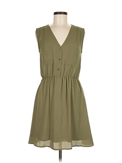 Pre-owned H&m Casual Dress In Green