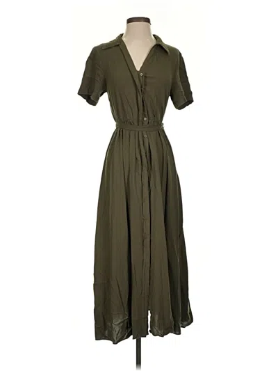 Pre-owned H&m Casual Dress In Green