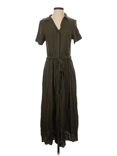 Pre-owned H&m Casual Dress In Green