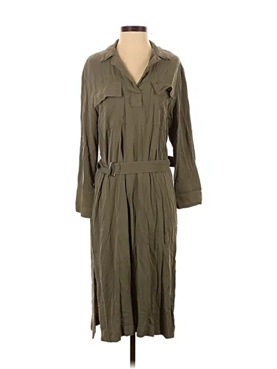 Pre-owned H&m Casual Dress In Green