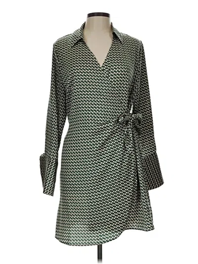 Pre-owned H&m Casual Dress In Green