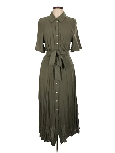 Pre-owned H&m Casual Dress In Green