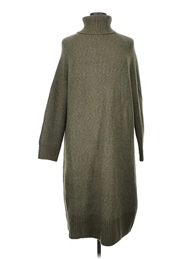Pre-owned H&m Casual Dress In Green