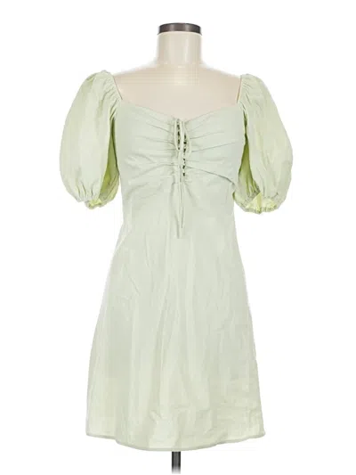 Pre-owned H&m Casual Dress In Green