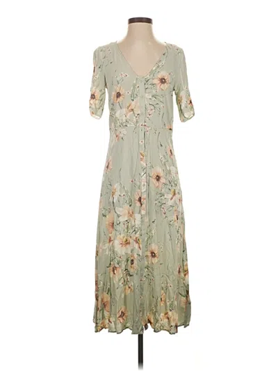 Pre-owned H&m Casual Dress In Green