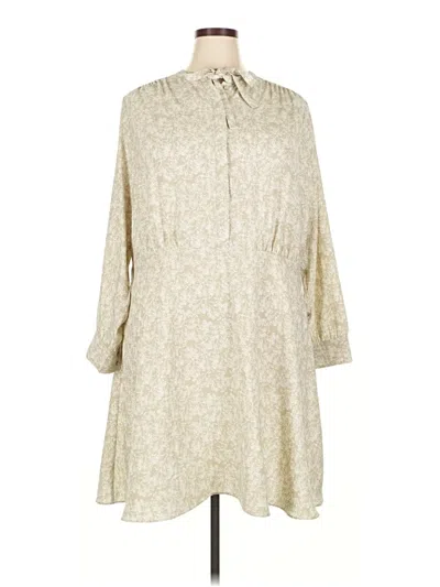 Pre-owned H&m Casual Dress In Green
