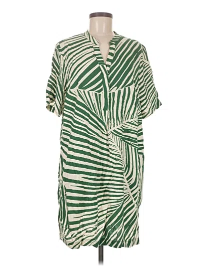 Pre-owned H&m Casual Dress In Green