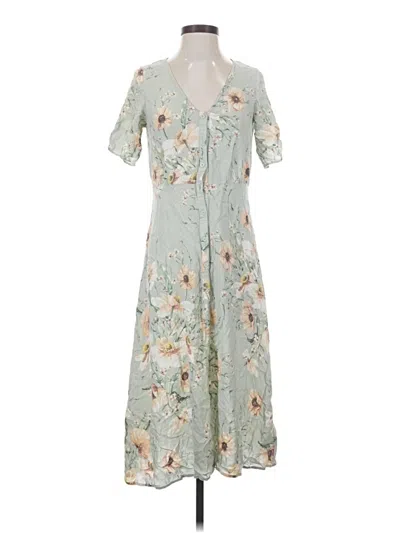 Pre-owned H&m Casual Dress In Green