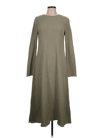 Pre-owned H&m Casual Dress In Green