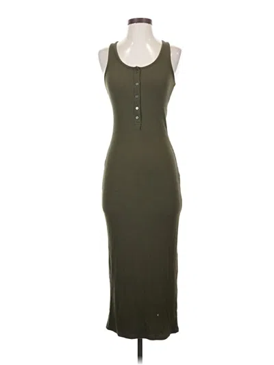Pre-owned H&m Casual Dress In Green