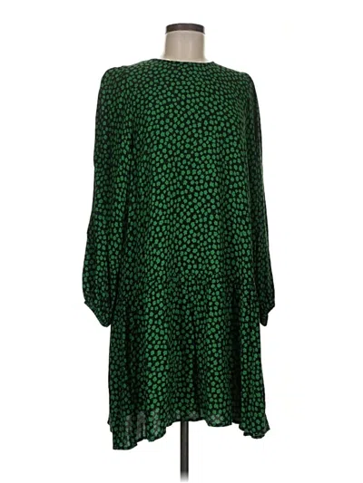 Pre-owned H&m Casual Dress In Green
