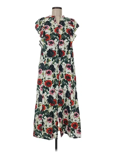 Pre-owned H&m Casual Dress In Green