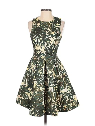Pre-owned H&m Casual Dress In Green