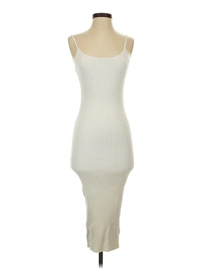 Pre-owned H&m Casual Dress In Ivory