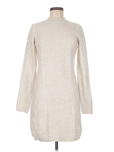 Pre-owned H&m Casual Dress In Ivory