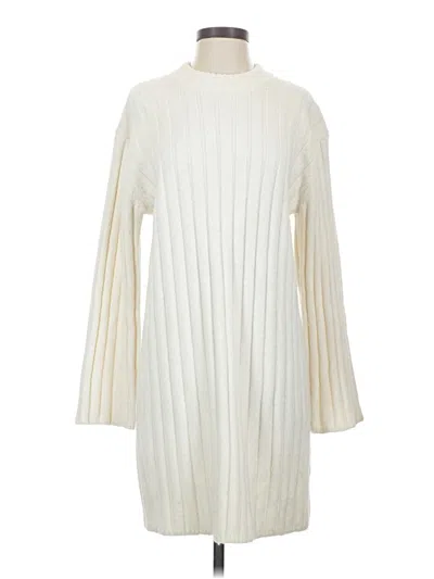Pre-owned H&m Casual Dress In Ivory