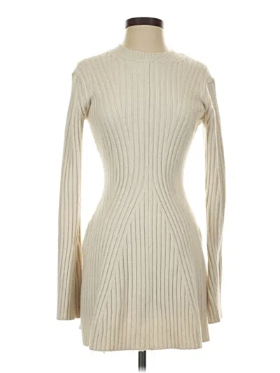 Pre-owned H&m Casual Dress In Ivory
