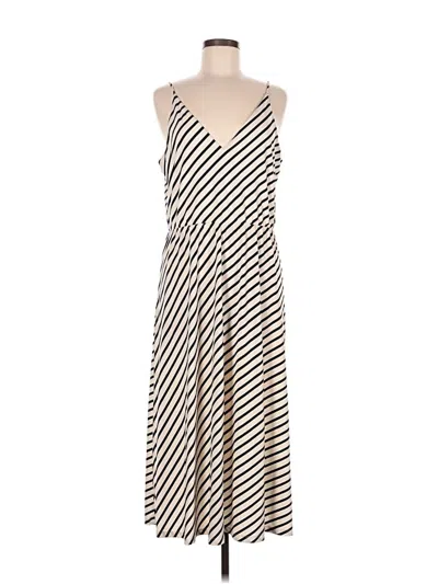 Pre-owned H&m Casual Dress In Ivory