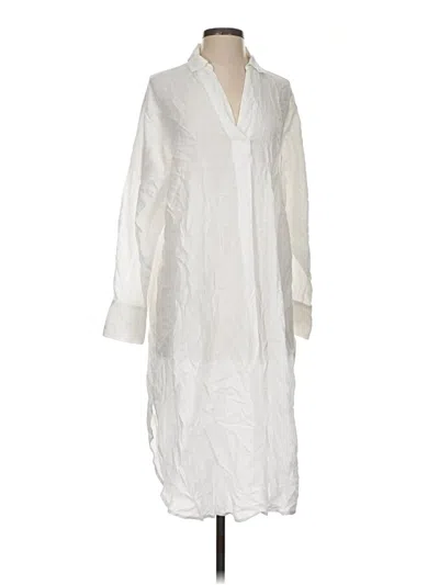 Pre-owned H&m Casual Dress In Ivory