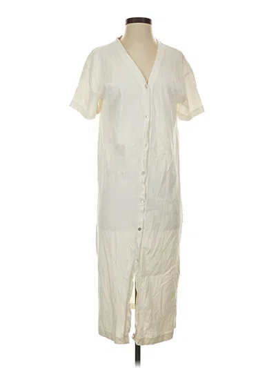 Pre-owned H&m Casual Dress In Ivory