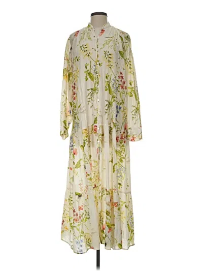 Pre-owned H&m Casual Dress In Ivory