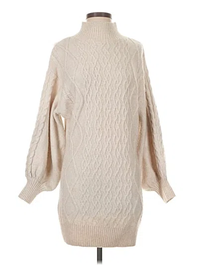 Pre-owned H&m Casual Dress In Ivory