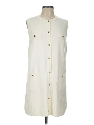 Pre-owned H&m Casual Dress In Ivory