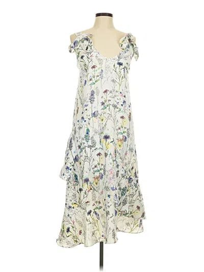 Pre-owned H&m Casual Dress In Ivory