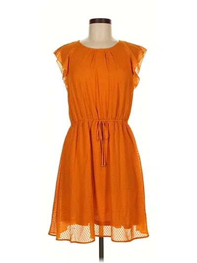 Pre-owned H&m Casual Dress In Orange