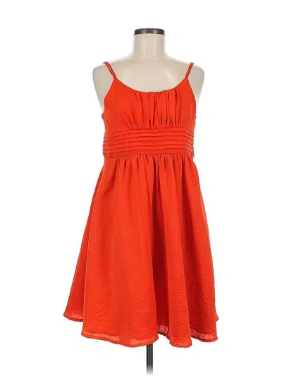 Pre-owned H&m Casual Dress In Orange