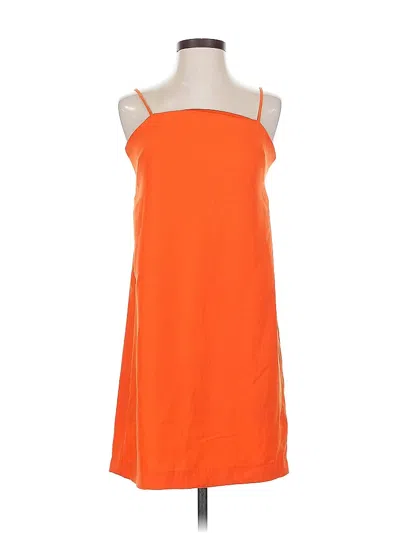 Pre-owned H&m Casual Dress In Orange