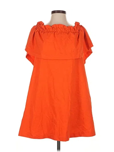 Pre-owned H&m Casual Dress In Orange