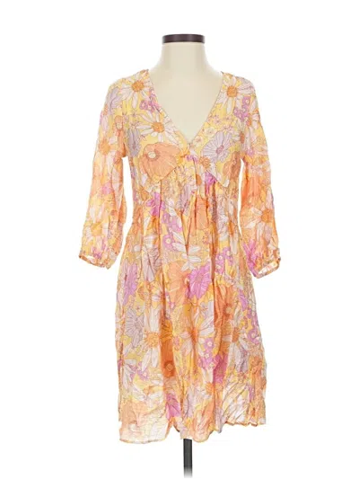 Pre-owned H&m Casual Dress In Orange