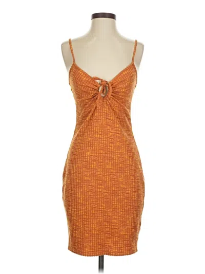 Pre-owned H&m Casual Dress In Orange