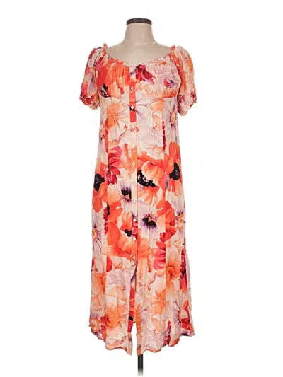 Pre-owned H&m Casual Dress In Orange