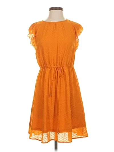 Pre-owned H&m Casual Dress In Orange