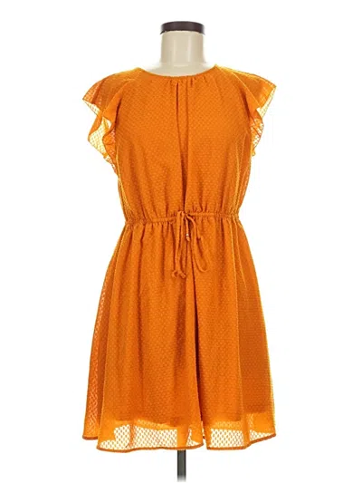 Pre-owned H&m Casual Dress In Orange