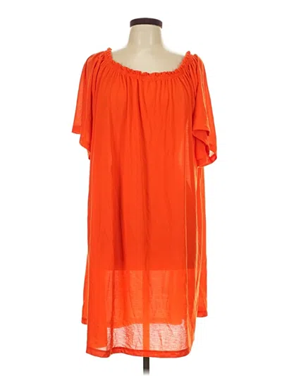 Pre-owned H&m Casual Dress In Orange