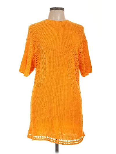 Pre-owned H&m Casual Dress In Orange