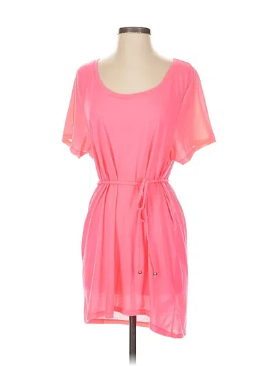 Pre-owned H&m Casual Dress In Pink