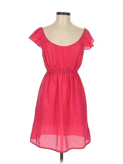 Pre-owned H&m Casual Dress In Pink