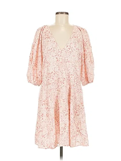 Pre-owned H&m Casual Dress In Pink
