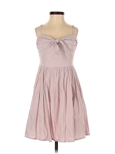 Pre-owned H&m Casual Dress In Pink