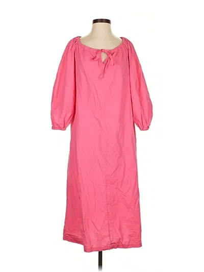 Pre-owned H&m Casual Dress In Pink