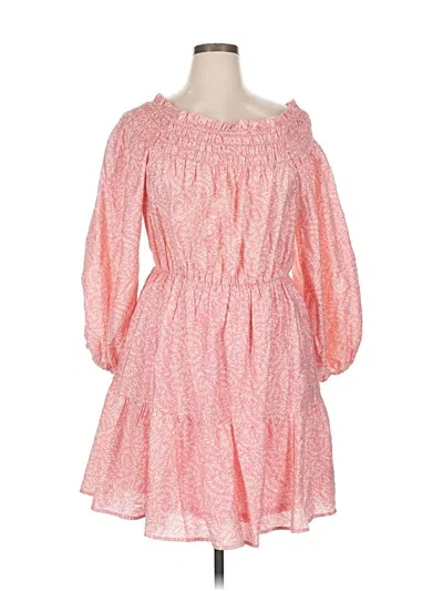 H&m Casual Dress In Pink