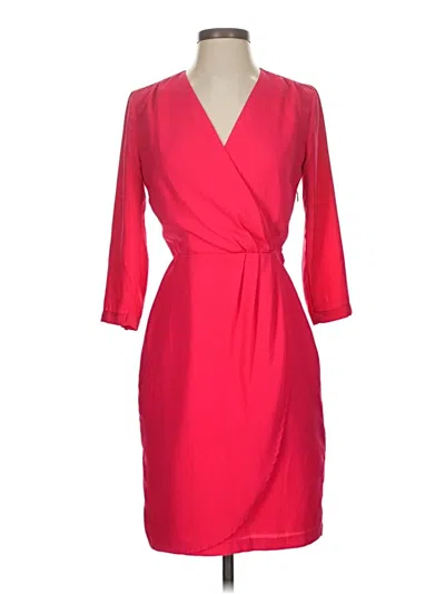 Pre-owned H&m Casual Dress In Pink