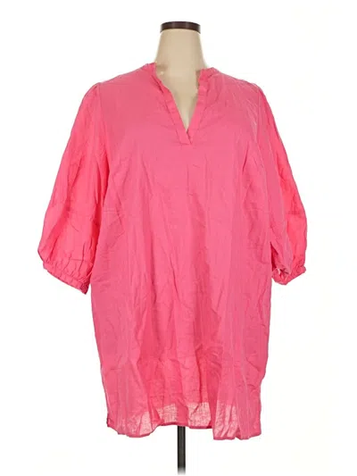 Pre-owned H&m Casual Dress In Pink