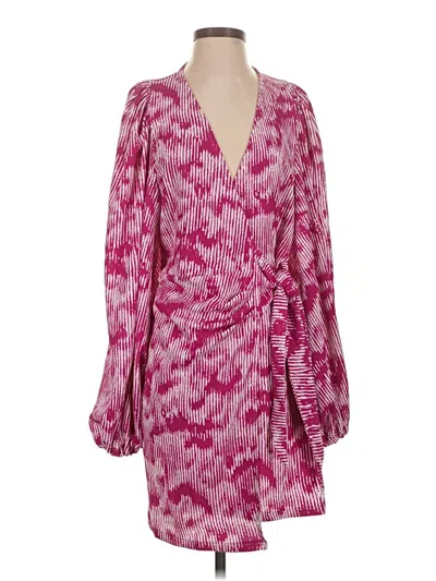 Pre-owned H&m Casual Dress In Pink